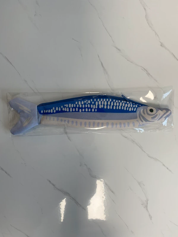 Trousse poisson Osakanacase — Navy × Sky